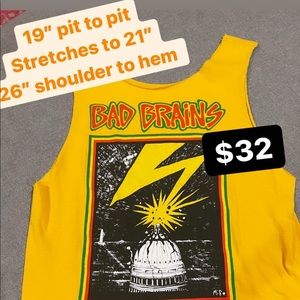 Vintage bad brains band tee